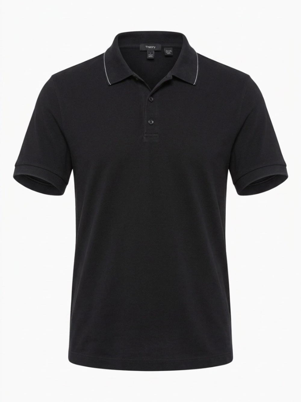 Theory Bron Polo Shirt in Cosmos Cotton - size M 🌟